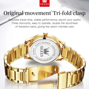 Olevs 5567 Stainless Steel Analog Watch