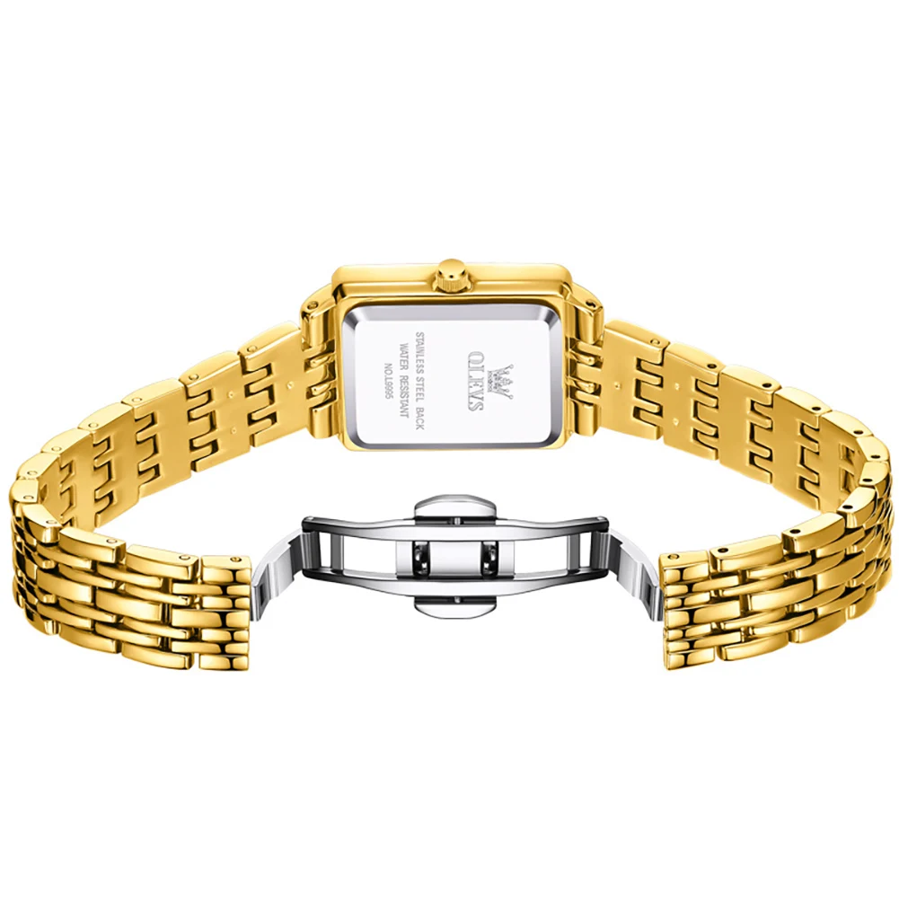 2 OLEVS 9995 Diamond Luxury Quartz Watch For Women