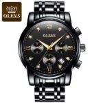 OLEVS 2858 Watch For Men Black