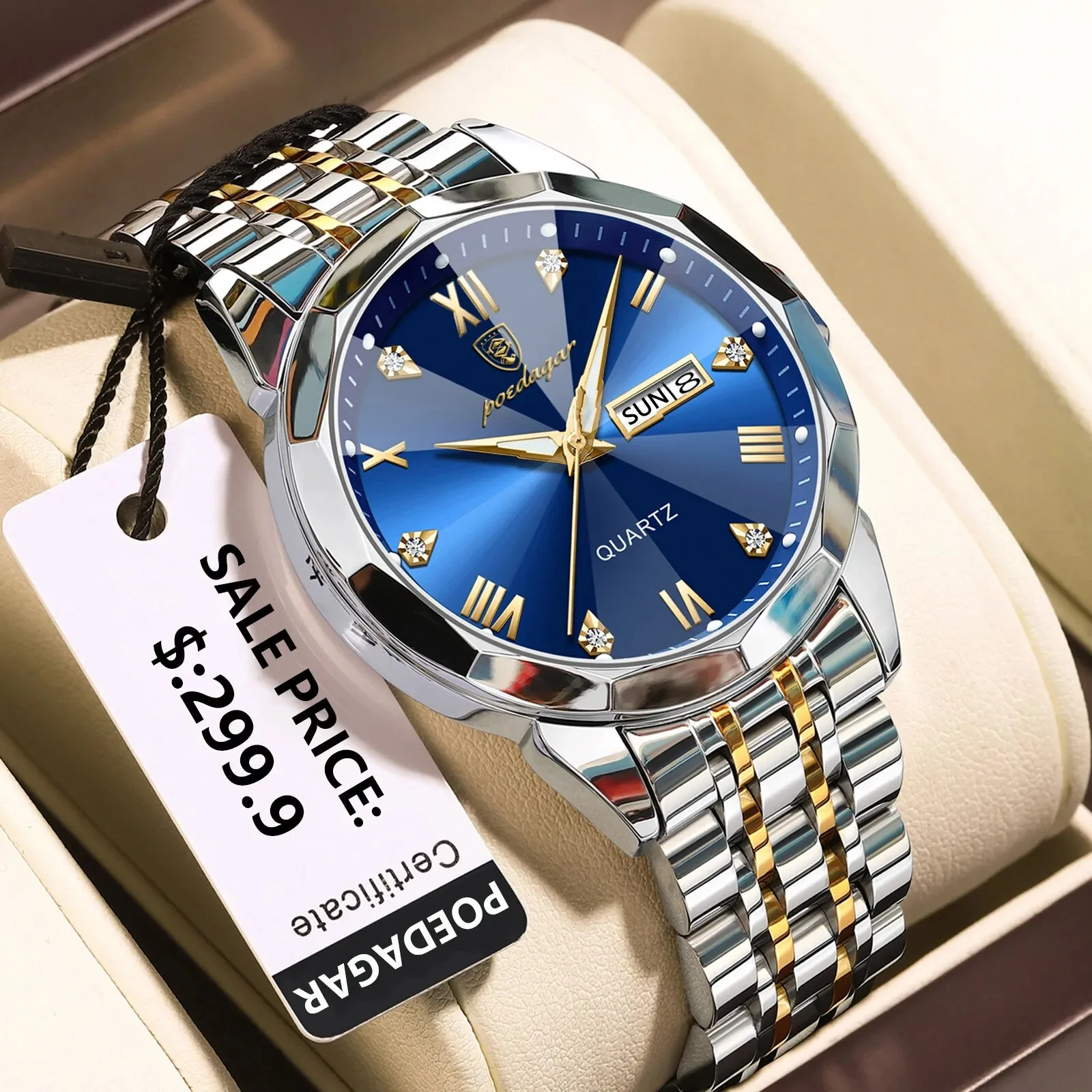Poedagar 810 Luxury Men Watch