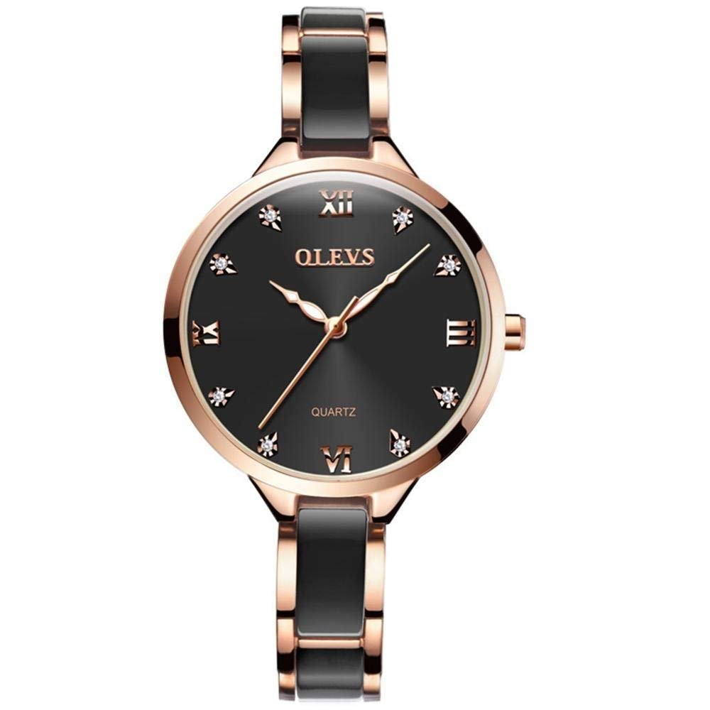 Olevs 5872 Stainless Steel Analoge Wrist Watch For Women