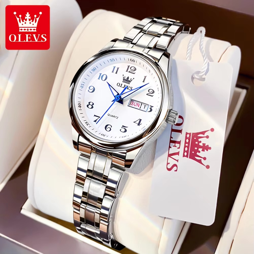 Olevs 5567 Stainless Steel Analog Wrist Watch For Women
