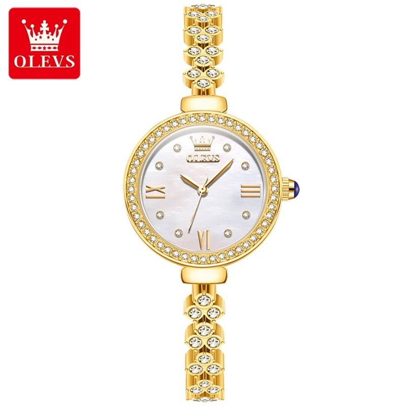 Olevs 9903 Stainless Steel Analog Wrist Watch For Women